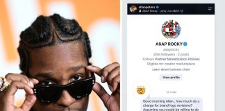 A$AP Rocky Ends Potential Collaboration After Designer Shares Private Messages