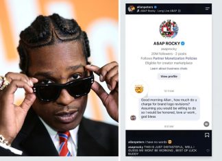 A$AP Rocky Ends Potential Collaboration After Designer Shares Private Messages