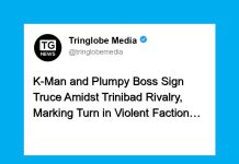 K-Man and Plumpy Boss Sign Truce Amidst Trinibad Rivalry, Marking Turn in Violent Faction Feud