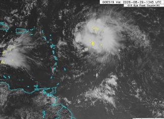 Remnants of Tropical Storm Dolly Bring Rainfall and Thunderstorms to Caribbean Islands