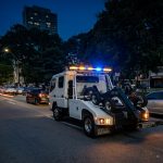 Motorists question towing as Independence activities increase city parking demand.