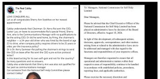 Source says Sookhoo remains communications officer as Leu takes leave.