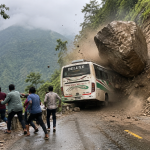 Falling Boulder Strikes Bus in Nepal; Casualties Unconfirmed
