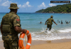 Brave TTR Soldiers Rescue Five Civilians from Dangerous Waters at Blanchisseuse Beach
