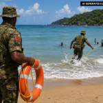 Brave TTR Soldiers Rescue Five Civilians from Dangerous Waters at Blanchisseuse Beach