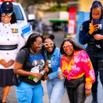 Two police officers balance professional duties with viral content creation.