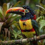 Meet the Curl-crested Aracari: The Bird with a Bizarre Hairstyle!