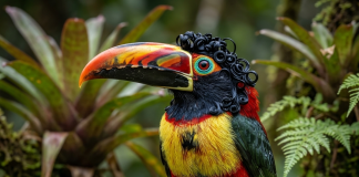 Meet the Curl-crested Aracari: The Bird with a Bizarre Hairstyle!