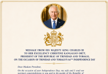 King Charles Celebrates 64th Independence Day with Trinidad and Tobago, Praises Enduring Partnership