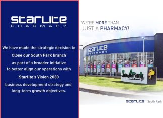 Starlite Pharmacy Announces Closure of South Park Branch