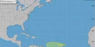 TTMS Monitors Tropical Wave with Low Cyclone Potential in Central Atlantic