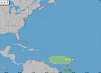 TTMS Monitors Tropical Wave with Low Cyclone Potential in Central Atlantic