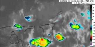 Isolated Thunderstorm Brings Heavy Rainfall and Lightning to Trinidad’s Western Coastline