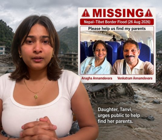 Daughter Appeals for Help as Parents Remain Missing Following Nepal-Tibet Border Floods