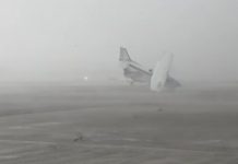 Powerful Storm Flips Plane Amid Chaos at Forni Airport