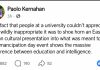 Paolo Kernahan criticizes UTT’s African Emancipation Day programme.