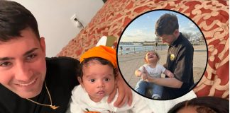 Jordan Zess Boss celebrates sons first birthday with family photos.