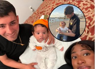 Jordan Zess Boss celebrates sons first birthday with family photos.