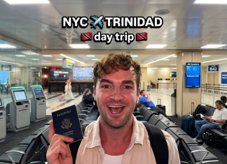 Kevin packed Trinidadian food and Caroni adventure into seven hours.