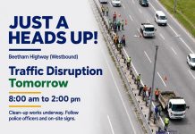 Temporary Lane Closure on Beetham Highway for Essential Clean-Up Operations