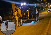 Mayor’s Public Plea Forces Action on Long-Damaged St. Lucien Road : Vows To Continue