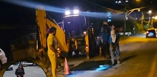 Mayor’s Public Plea Forces Action on Long-Damaged St. Lucien Road : Vows To Continue