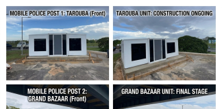 UNC Government Constructs Mobile Police Posts at Tarouba and Grand Bazaar for Enhanced Safety