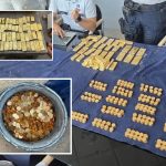 Belgian workers discover $10.4 million gold stash during sewer works.