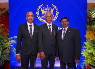 Rambharat Celebrates National Honour Alongside Hunters Search and Rescue Founding Members