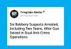 Six Robbery Suspects Arrested, Including Two Teens, After Gun Seized in Dual Anti‑Crime Operations