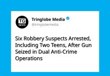 Six Robbery Suspects Arrested, Including Two Teens, After Gun Seized in Dual Anti‑Crime Operations