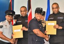 Police Officers Recognised For Years Without Taking Sick Leave
