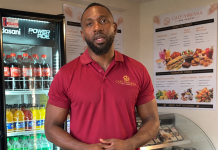 Kelvon Morris Opens Cafe Nirvana on Glen Road, Tobago