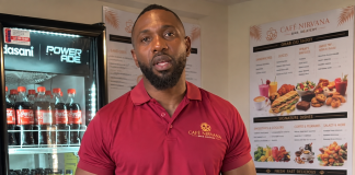 Kelvon Morris Opens Cafe Nirvana on Glen Road, Tobago
