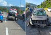 Heavy Vehicle Collision on Diego Martin Highway Near KFC Leaves Wreckage and Ambulance on Scene