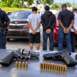 Police Intercept Car in Morvant, Seize Two Firearms and Arrest Four Including Two Teens