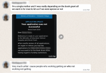 Mother Questions Book Grant Selection After Receiving Rejection Notice