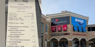 Applebee’s And IHOP Receipt Reveals Prices At Grand Bazaar Opening