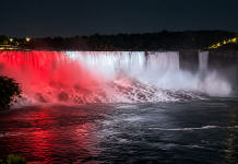 Niagara Falls glows for Trinidad and Tobago’s 50th Republic anniversary