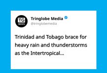 Heavy Rainfall and Thunderstorms Expected Across Trinidad and Tobago Today