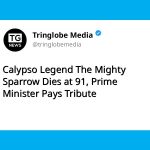 Calypso Legend The Mighty Sparrow Dies at 91, Prime Minister Pays Tribute