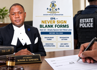Never Sign a Blank Document, Attorney Warns Estate Constables