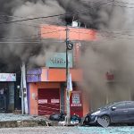 Explosion rocks San Fernando plaza, leaving woman injured Monday evening