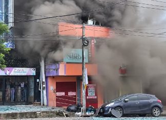 Explosion rocks San Fernando plaza, leaving woman injured Monday evening
