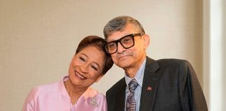 Kamla and Gregory Bissessar celebrate 55 years of marriage together