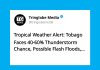 Tropical Weather Alert: Tobago Faces 40‑60% Thunderstorm Chance, Possible Flash Floods, Meteorologist Warns