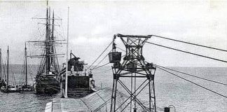 La Brea’s Pitch Once Travelled Overhead In Giant Buckets Straight To Ships At Brighton Pier