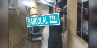 Residents Warn Stolen Road Sign Must Be Returned to Baboolal Trace Before Evening Today