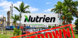 Nutrien has confirmed an indefinite shutdown of its Point Lisas nitrogen operations.