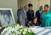 Prime Minister Signs Condolence Book Honouring Late Mighty Sparrow